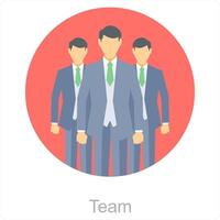 Team and group icon concept vector