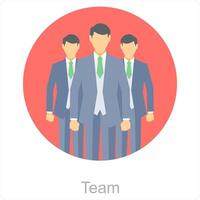 Team and group icon concept vector