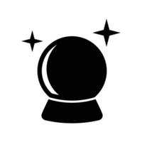 magic ball icon vector design template in white background