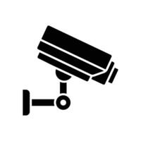 security camera icon vector design template in white background