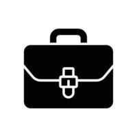 briefcase icon vector design template in white background