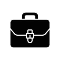 briefcase icon vector design template in white background