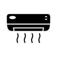 air conditioner icon vector design template in white background