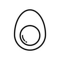 egg iconvector design template in white background vector