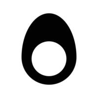 egg iconvector design template in white background vector