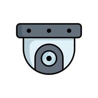 security camera icon vector design template in white background
