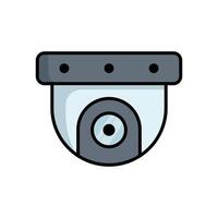 security camera icon vector design template in white background