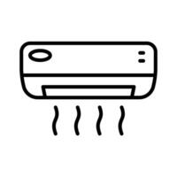 air conditioner icon vector design template in white background