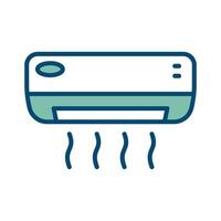 air conditioner icon vector design template in white background