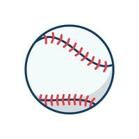 béisbol icono vector diseño modelo en blanco antecedentes