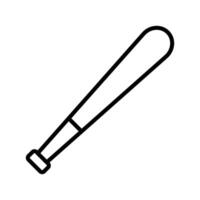 baseball bat icon vector design template in white background