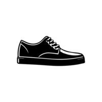 zapato icono en blanco antecedentes. vector ilustración