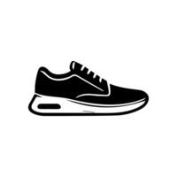 zapato icono en blanco antecedentes. vector ilustración