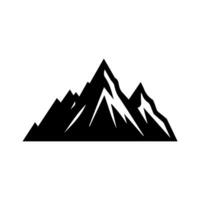 Montain outline images. Vector Illustration and logo.