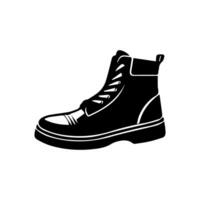 zapato icono en blanco antecedentes. vector ilustración