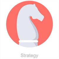 Strategy and plan icon concept vector