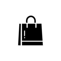 shopping bag silhouettes vector