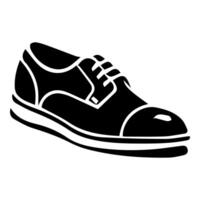 zapato icono en blanco antecedentes. vector ilustración