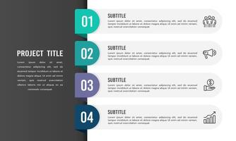 Vertical infographic timeline 4 steps template. Milestone, Roadmap, Timeline, Business presentation. Vector illustration.