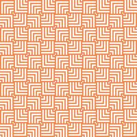 Orange and white seamless abstract geometric overlapping squares pattern vector