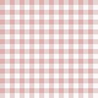 Seamless Repeating Pink And White Buffalo Plaid Pattern vector