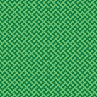 Green natural grass seamless geometric rounded diagonal maze pattern vector