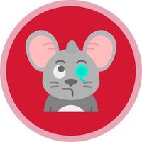 Monocle Flat Multi Circle Icon vector