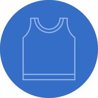 Top Gradient Line Circle Icon vector