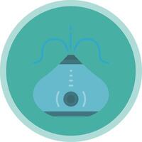 Humidifier Flat Multi Circle Icon vector