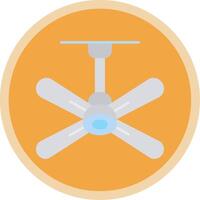 Fan Flat Multi Circle Icon vector