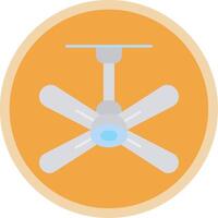 Fan Flat Multi Circle Icon vector