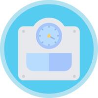 Weight Flat Multi Circle Icon vector