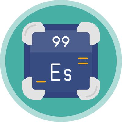 Einsteinium Flat Multi Circle Icon
