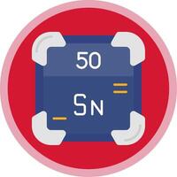 Tin Flat Multi Circle Icon vector