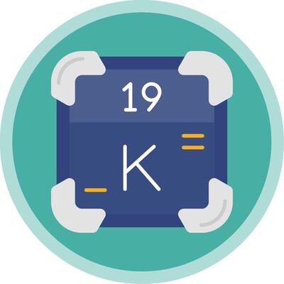 Potassium Flat Multi Circle Icon
