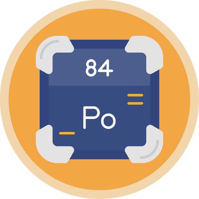 Polonium Flat Multi Circle Icon