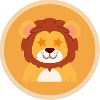 Famous Flat Multi Circle Icon vector