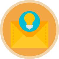 Idea Flat Multi Circle Icon vector