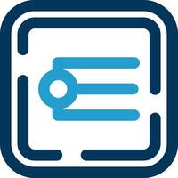 Endpoint Line Blue Two Color Icon vector