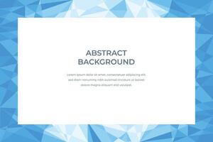 Blue abstract background with cristals vector
