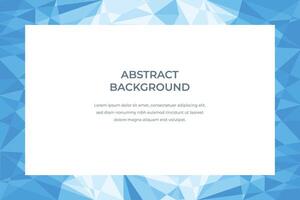 Blue abstract background with cristals vector