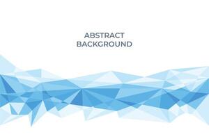 Blue abstract background with cristals vector