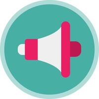 Speaker Flat Multi Circle Icon vector