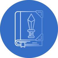 armas degradado línea circulo icono vector