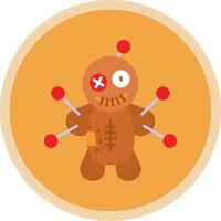 Voodoo Flat Multi Circle Icon vector