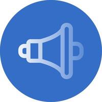 Speaker Gradient Line Circle Icon vector