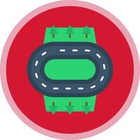 Limit Flat Multi Circle Icon vector
