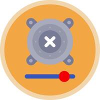 Speaker Flat Multi Circle Icon vector