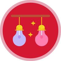 Light Flat Multi Circle Icon vector