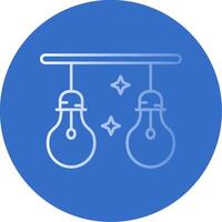 Light Gradient Line Circle Icon vector